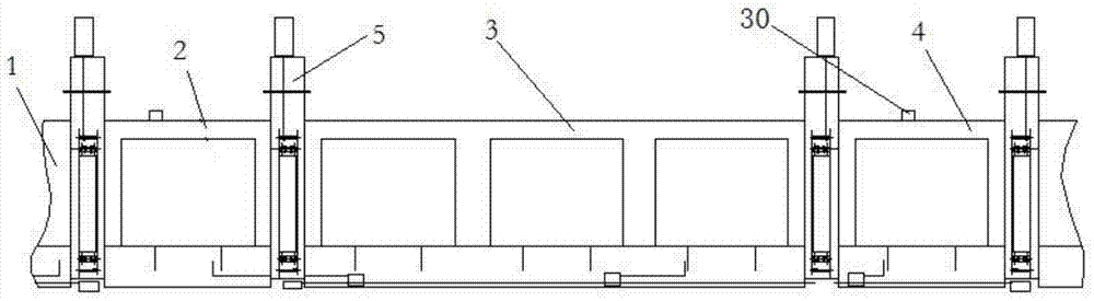 Continuous pressure steaming machine air bag sealing method