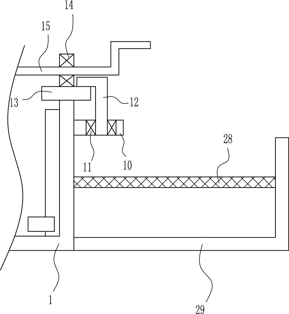 Non-woven fabric dyeing device for garment production