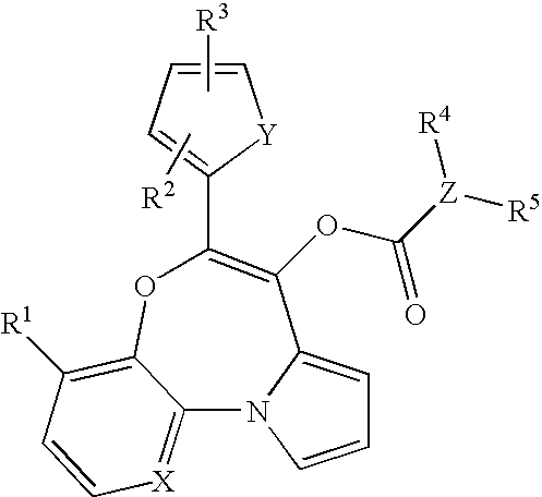 Tricyclic oxazepines as in vivo imaging compounds