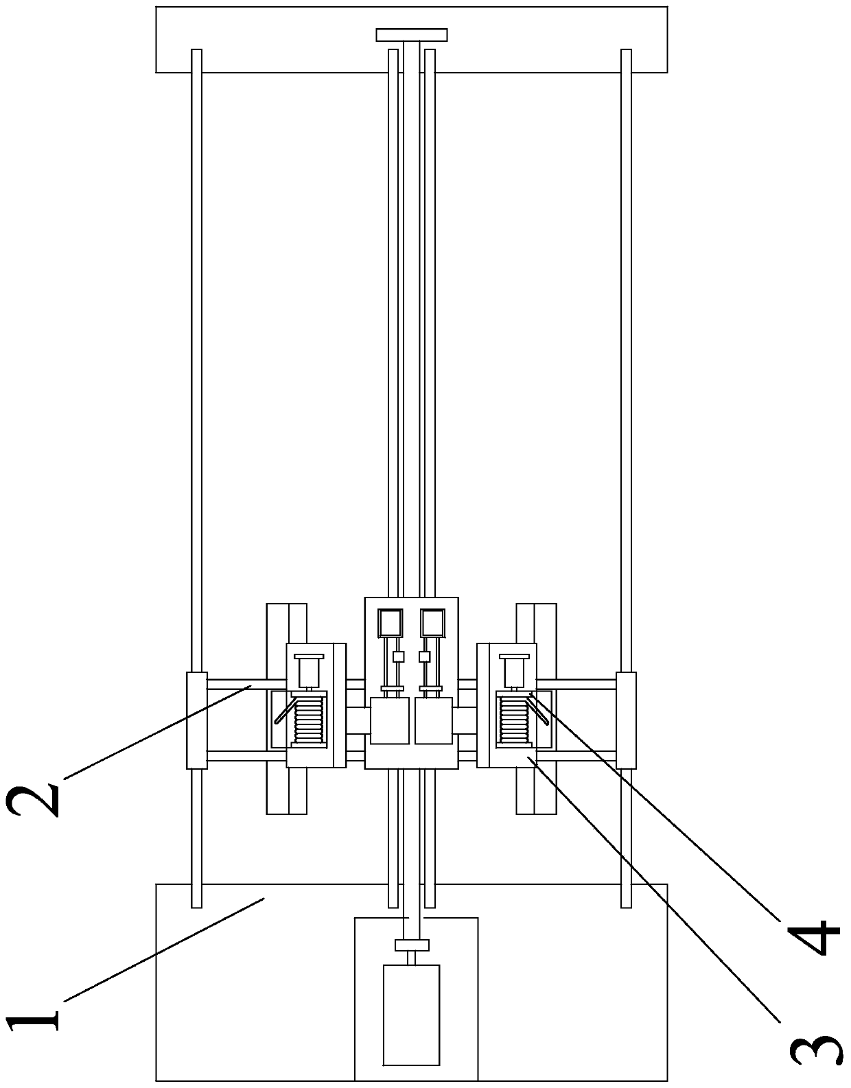 Releasing device for underwater robot and water surface high-speed unmanned boat