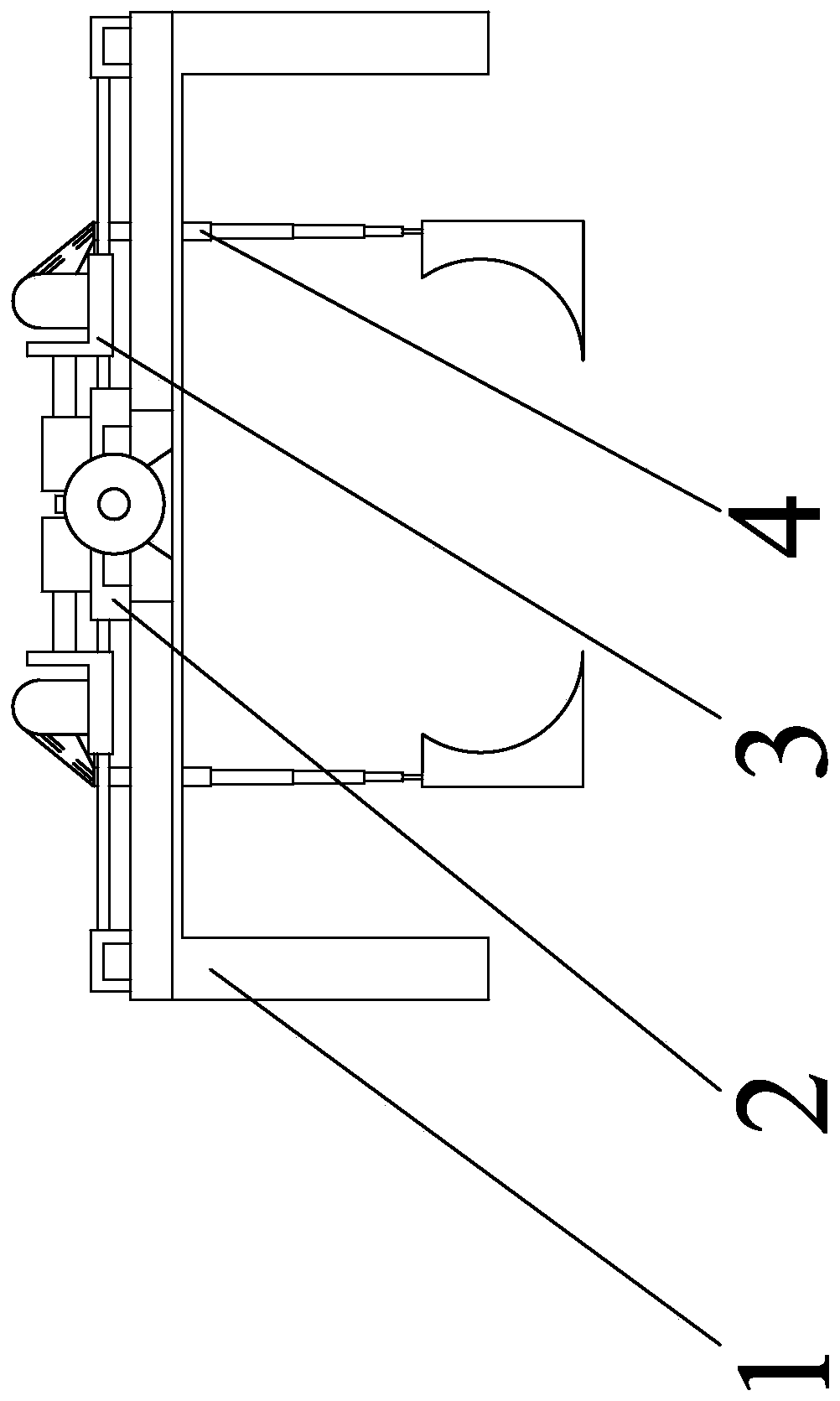 Releasing device for underwater robot and water surface high-speed unmanned boat