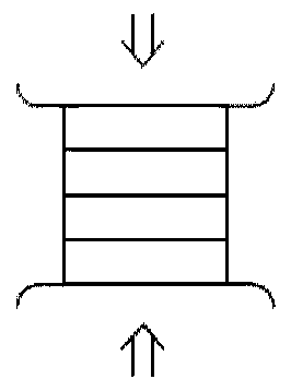 Forming method of hourglass-shaped metal graded construction