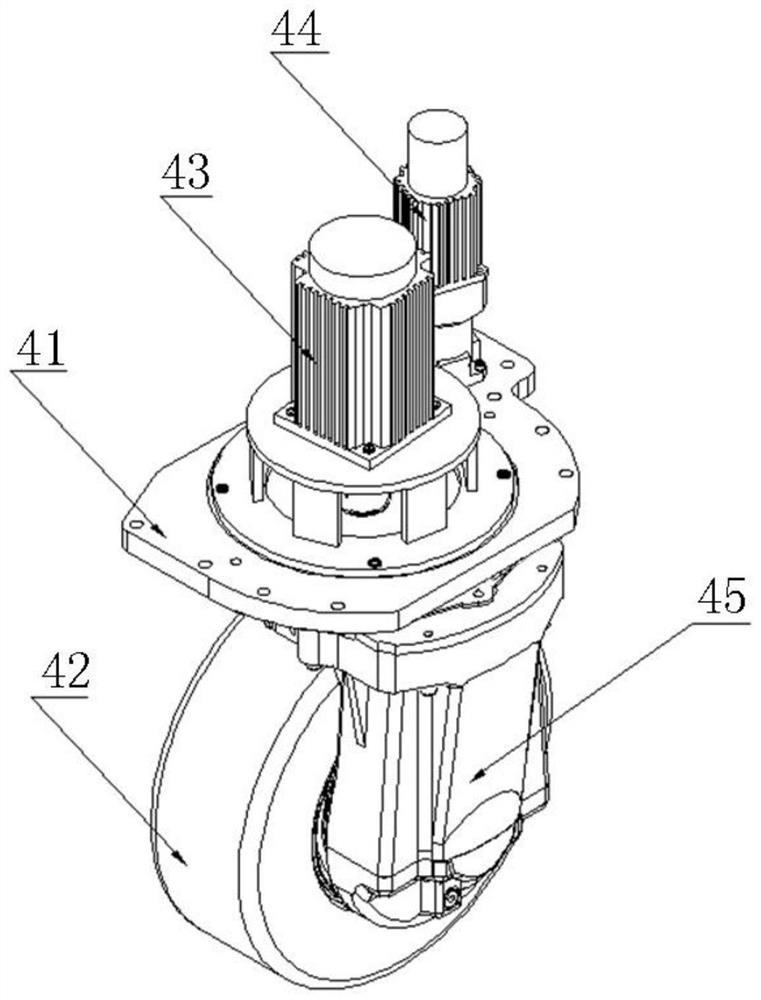 AGV and anti-tipping axle body structure thereof