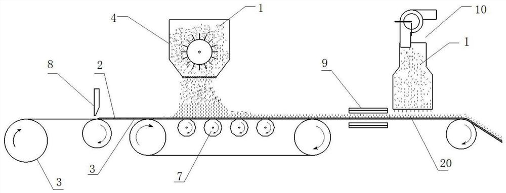 A method for manufacturing non-combustible cigarettes based on flocking technology