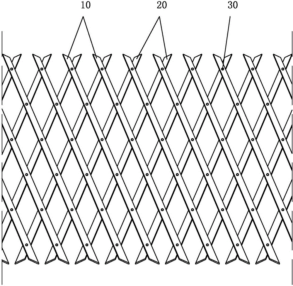 Telescopic greening frame