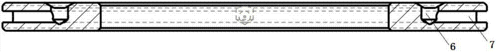 Shaft system thrust plate structure of vertical shaft diesel engine for outboard engine