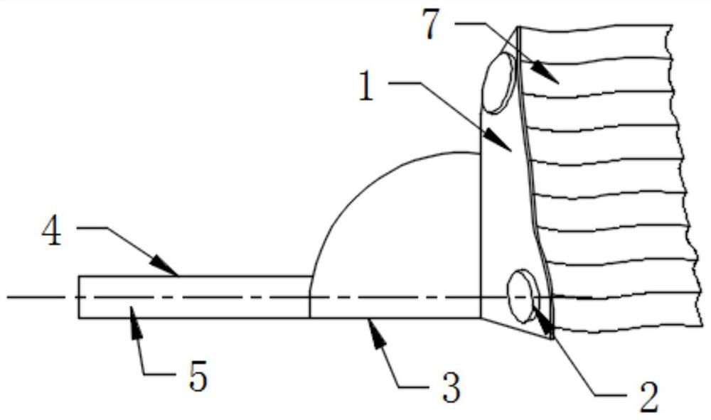 3D operation guide plate for cerebral hemorrhage operation