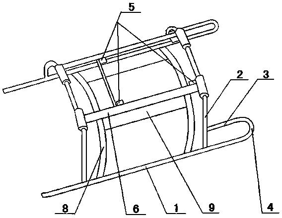 Miniature helicopter undercarriage