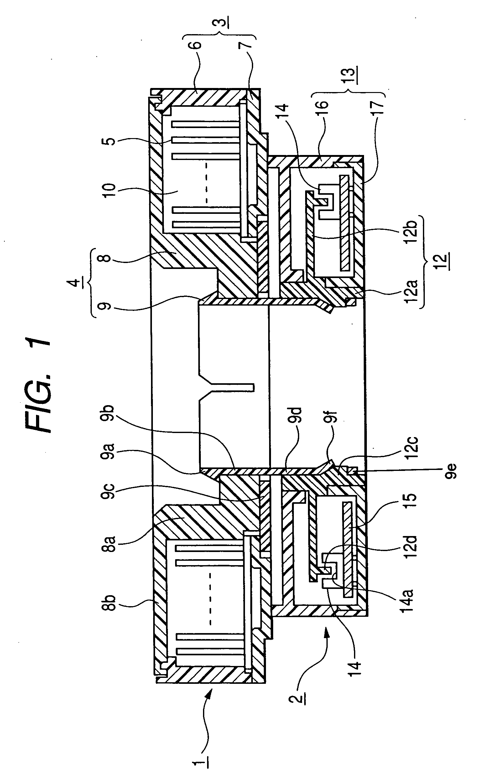 Connecting structure of rotary connector and steering angle sensor