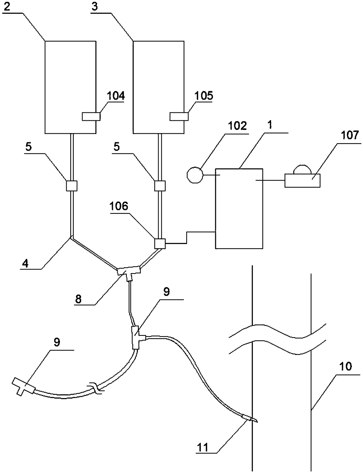 System and method for accurately controlling tree infusion