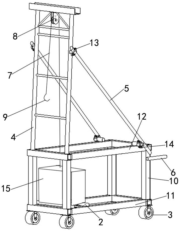 Construction method for installing autoclaved sand aerated concrete high and large plates in place