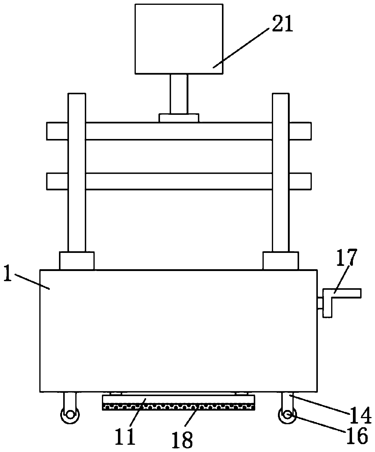 Road air quality detection device