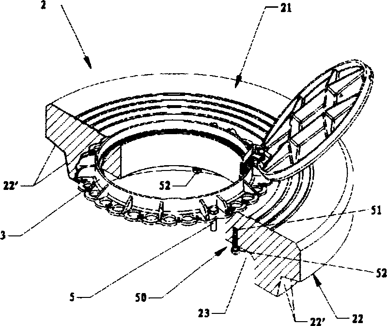 Inspection well mouth seat and inspection well with the same and construction, repair method thereof