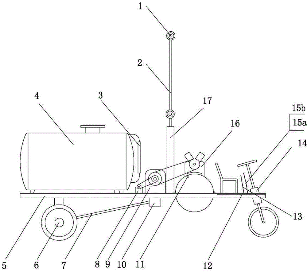 Orchard pesticide sprayer