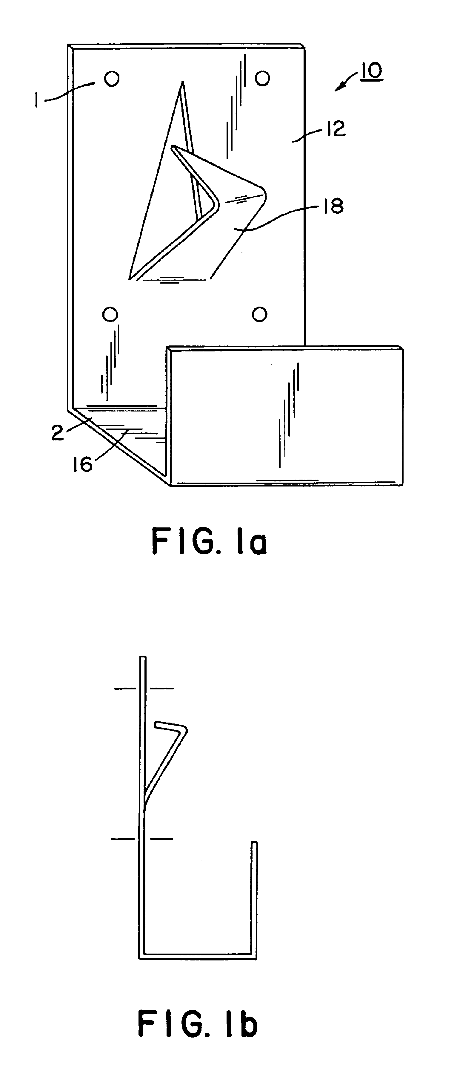 Siding clip for supporting a panel