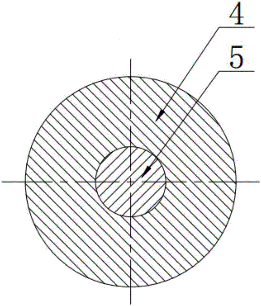 Laminated core type single-collar two-coil redundant axial direction magnetic bearing