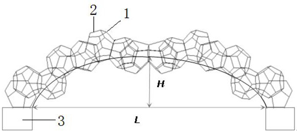 Fabricated steel-wood combined arch bridge structure and construction method thereof