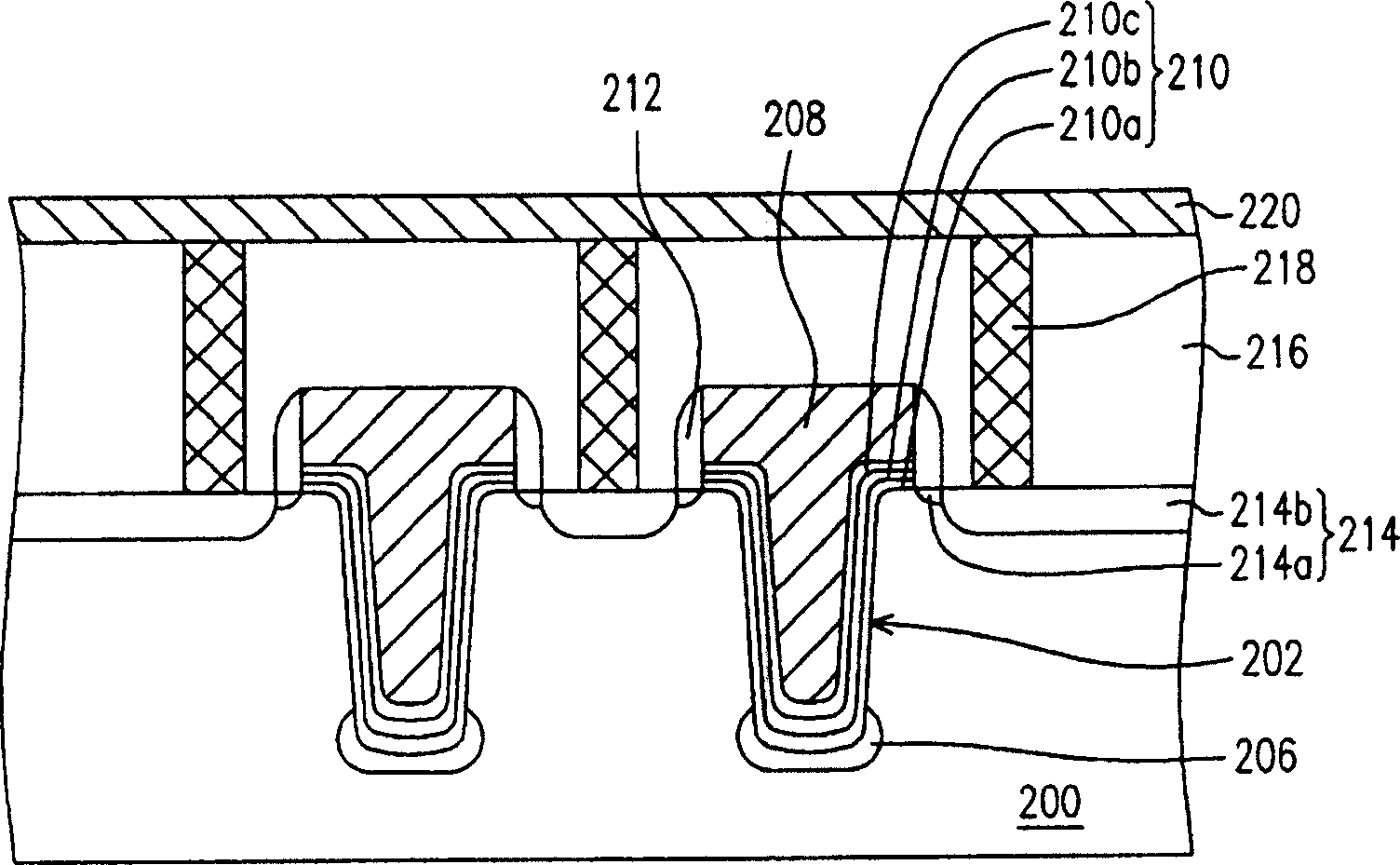 Non-volatile memory location and producing method thereof