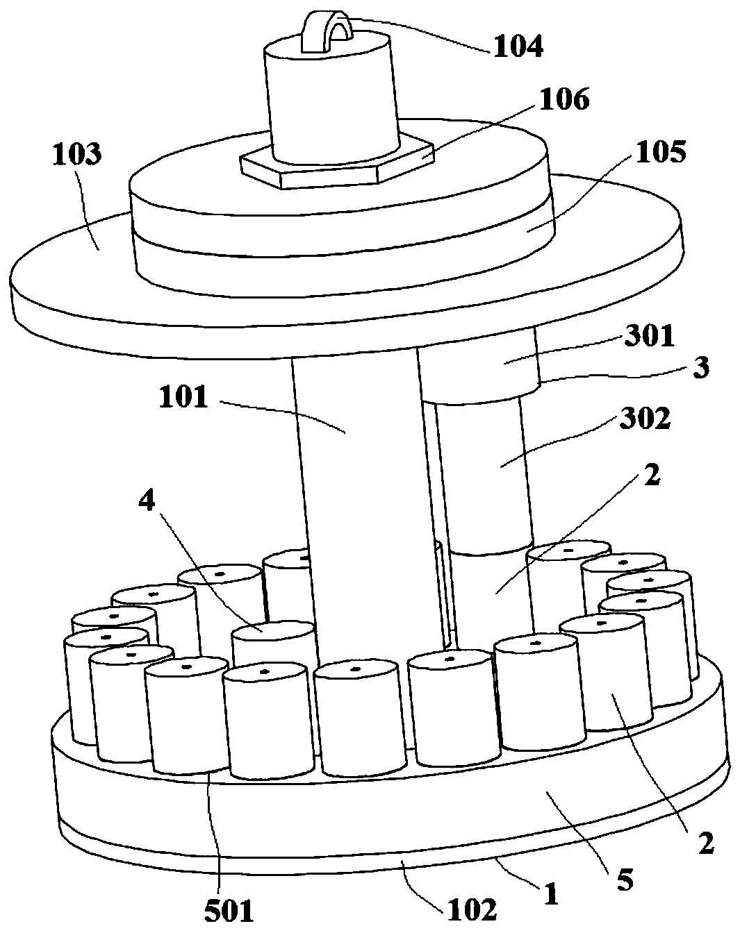 A vehicle-mounted soil geochemical sampling device and method thereof