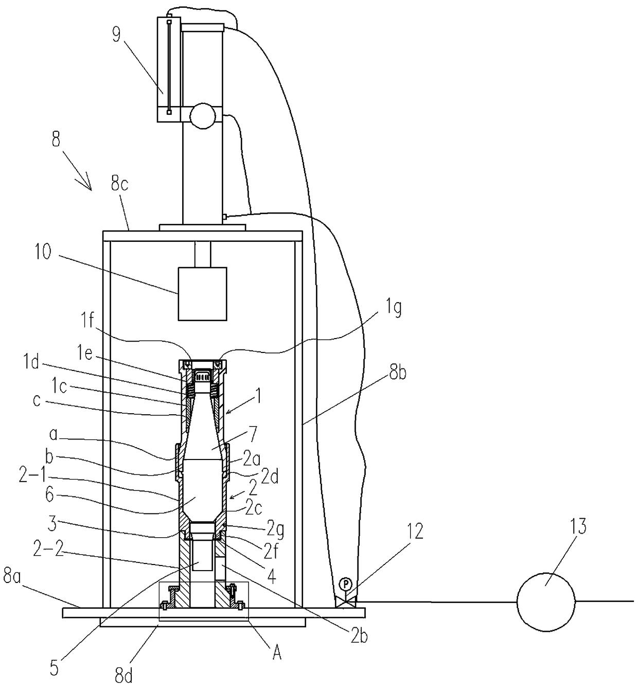 Fitting assembly for hood and projectile body