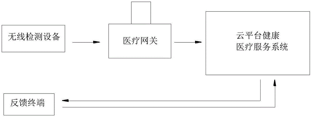 Medical health intervention system and intervention method based on system