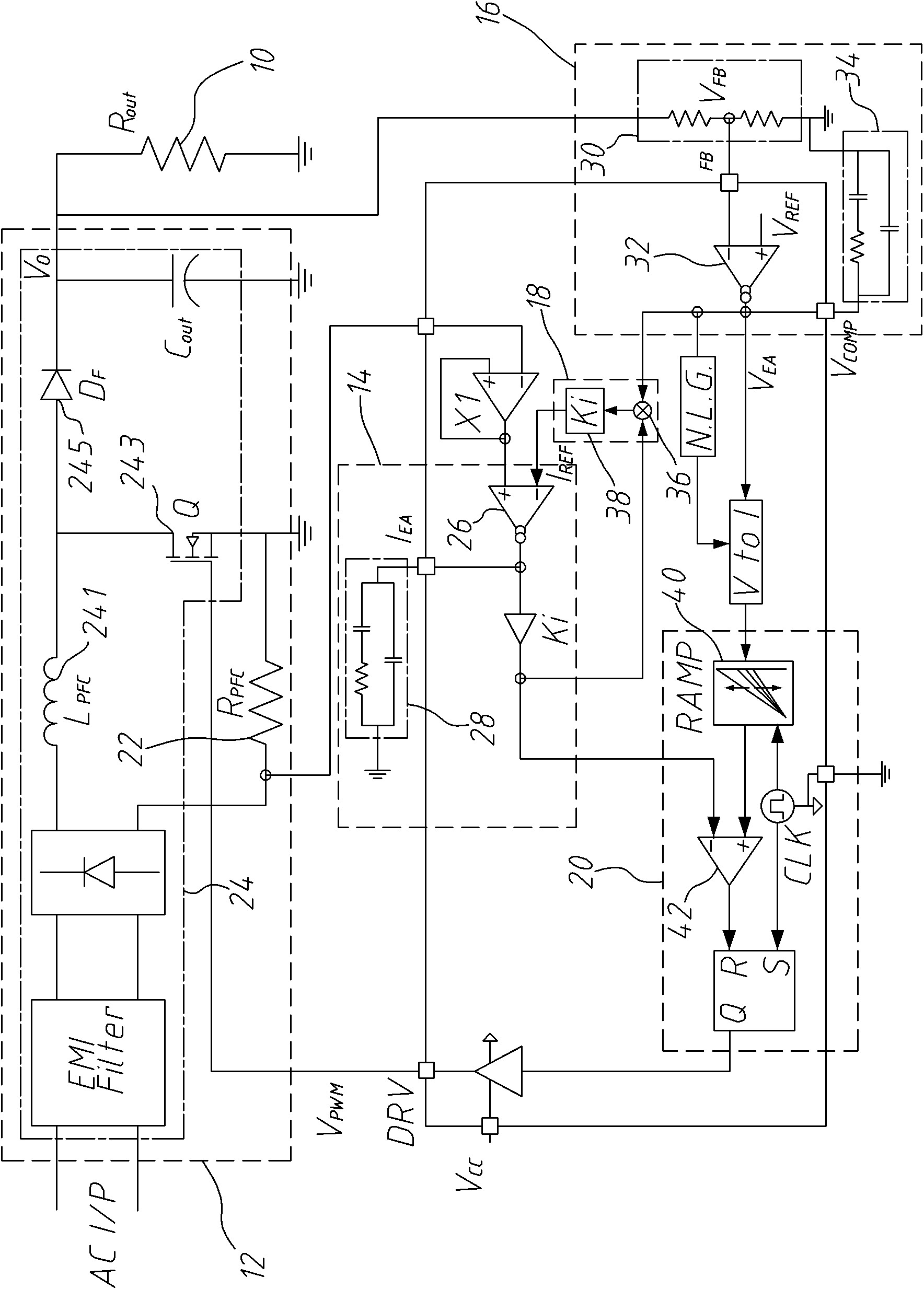 Power factor correcting device and correcting method thereof