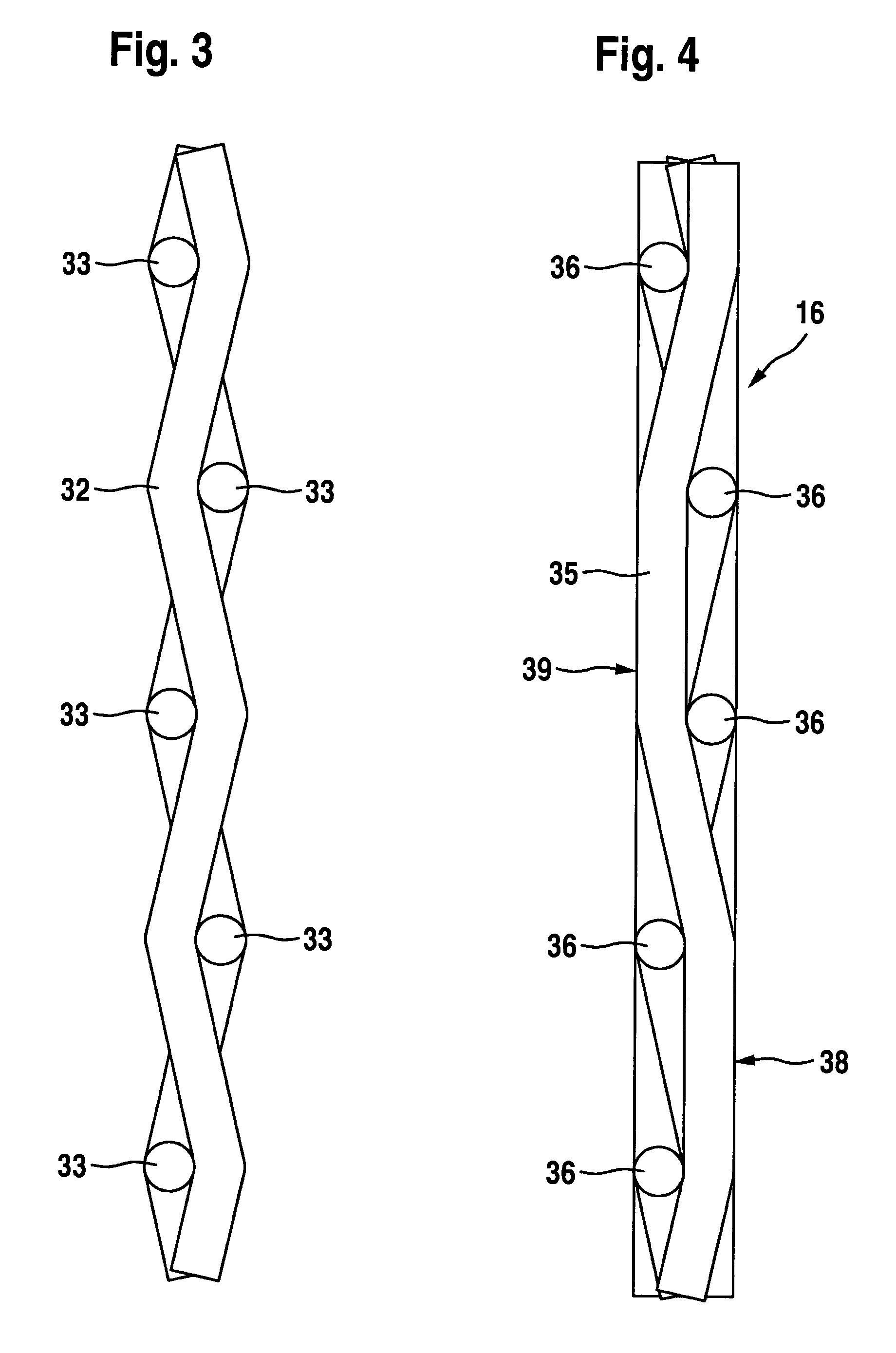 Corrugated or pleated flat material