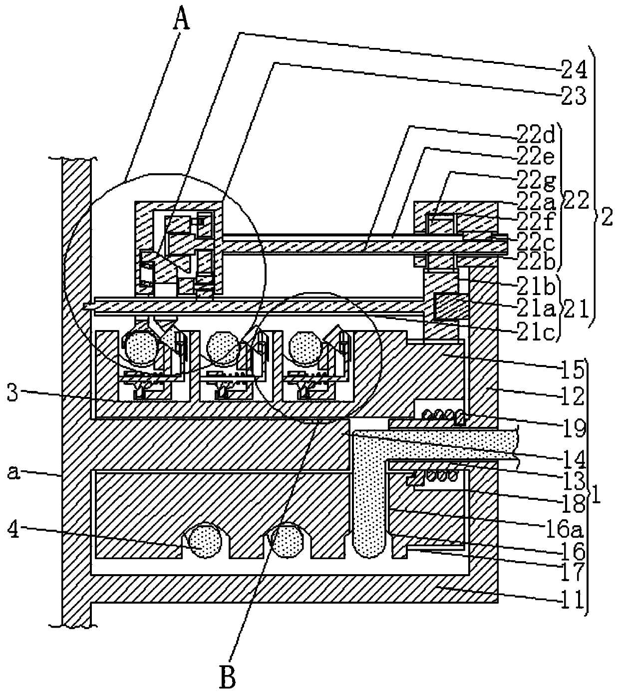 Automatic winding device for new energy automobile charging pile wire