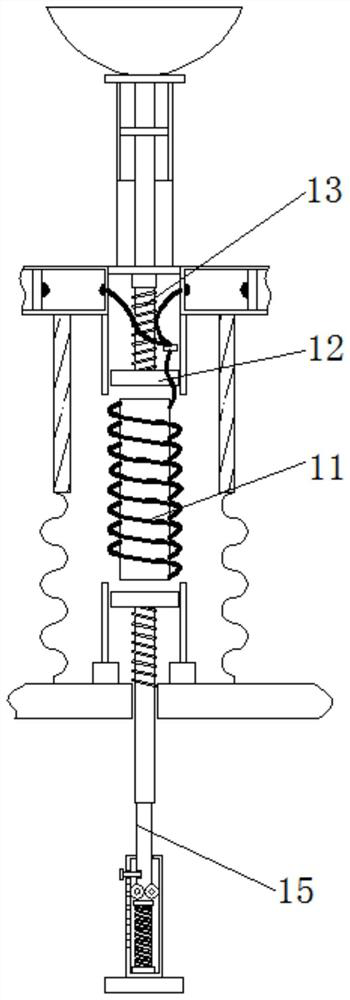 Telephone key anti-falling device capable of preventing circuit board from being damaged