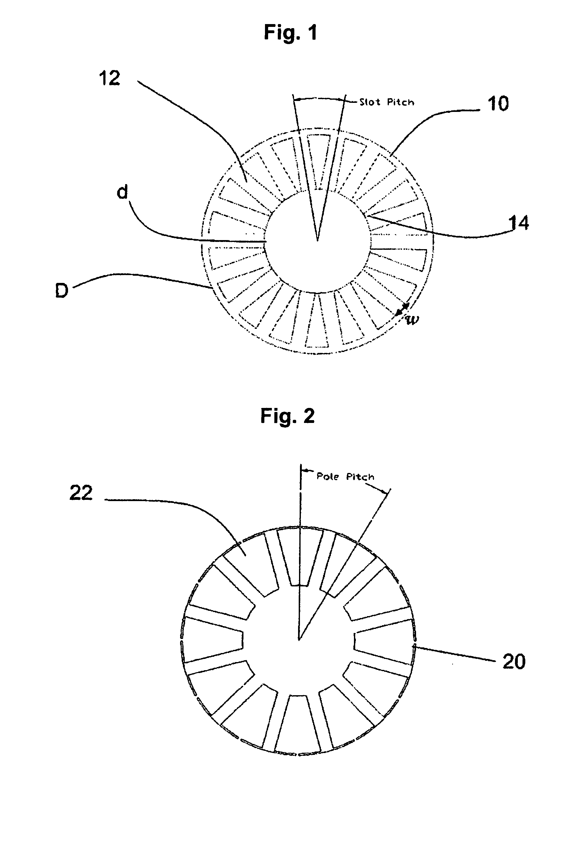 Selective alignment of stators in axial airgap electric devices comprising low-loss materials