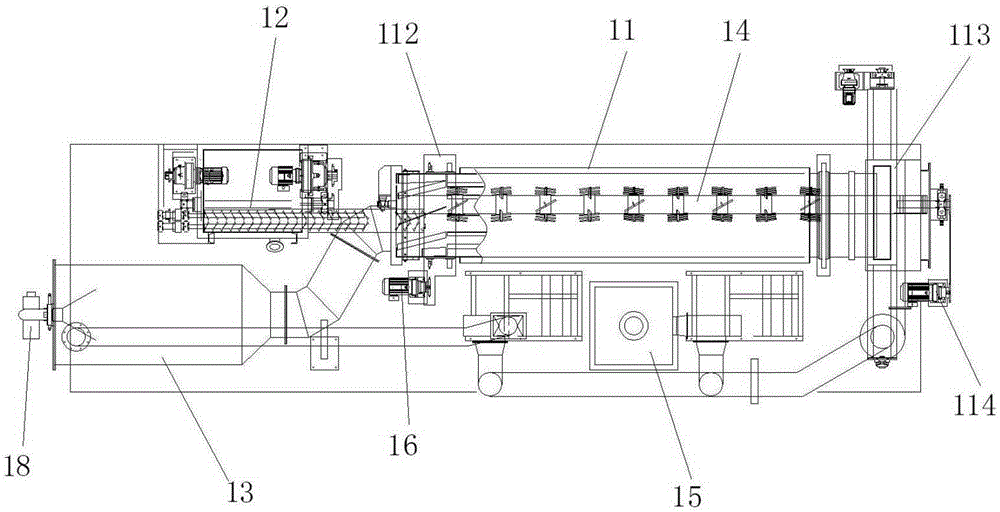 Drying and incineration system