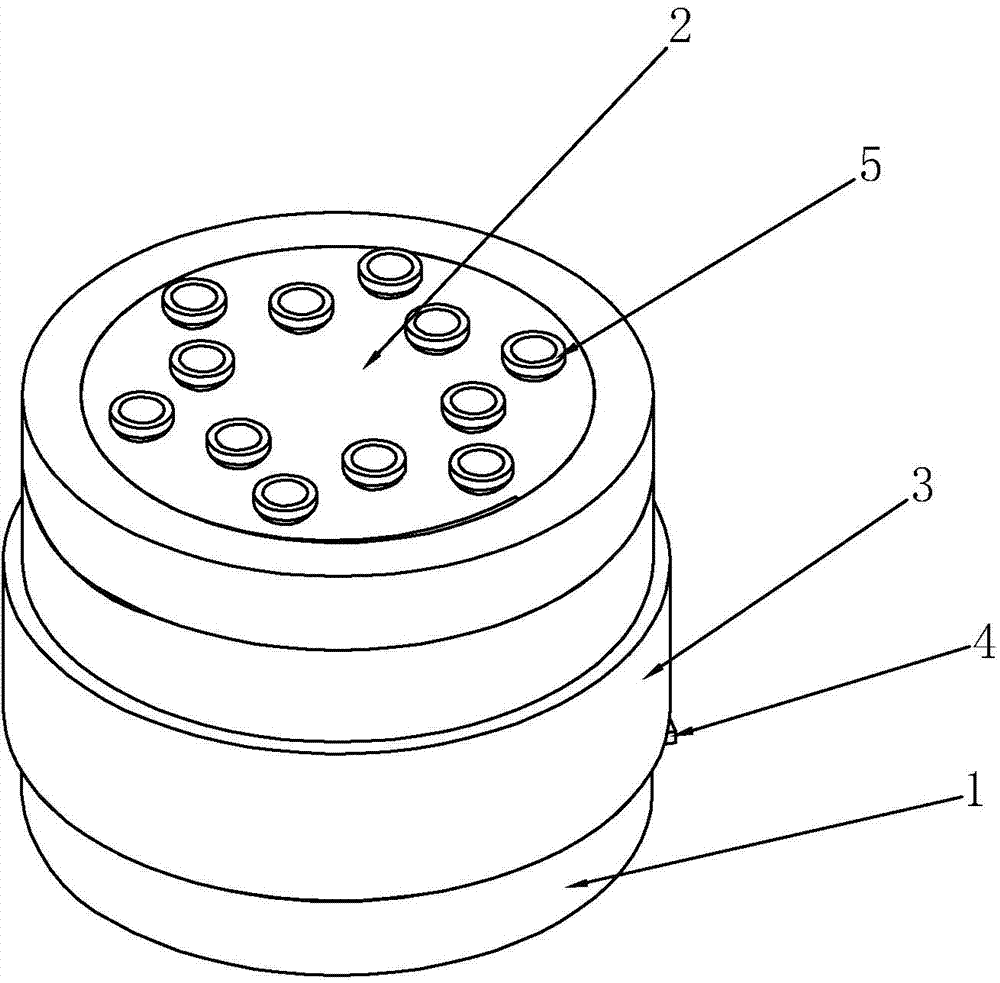 Butt joint type pneumatic pipe joint integration module