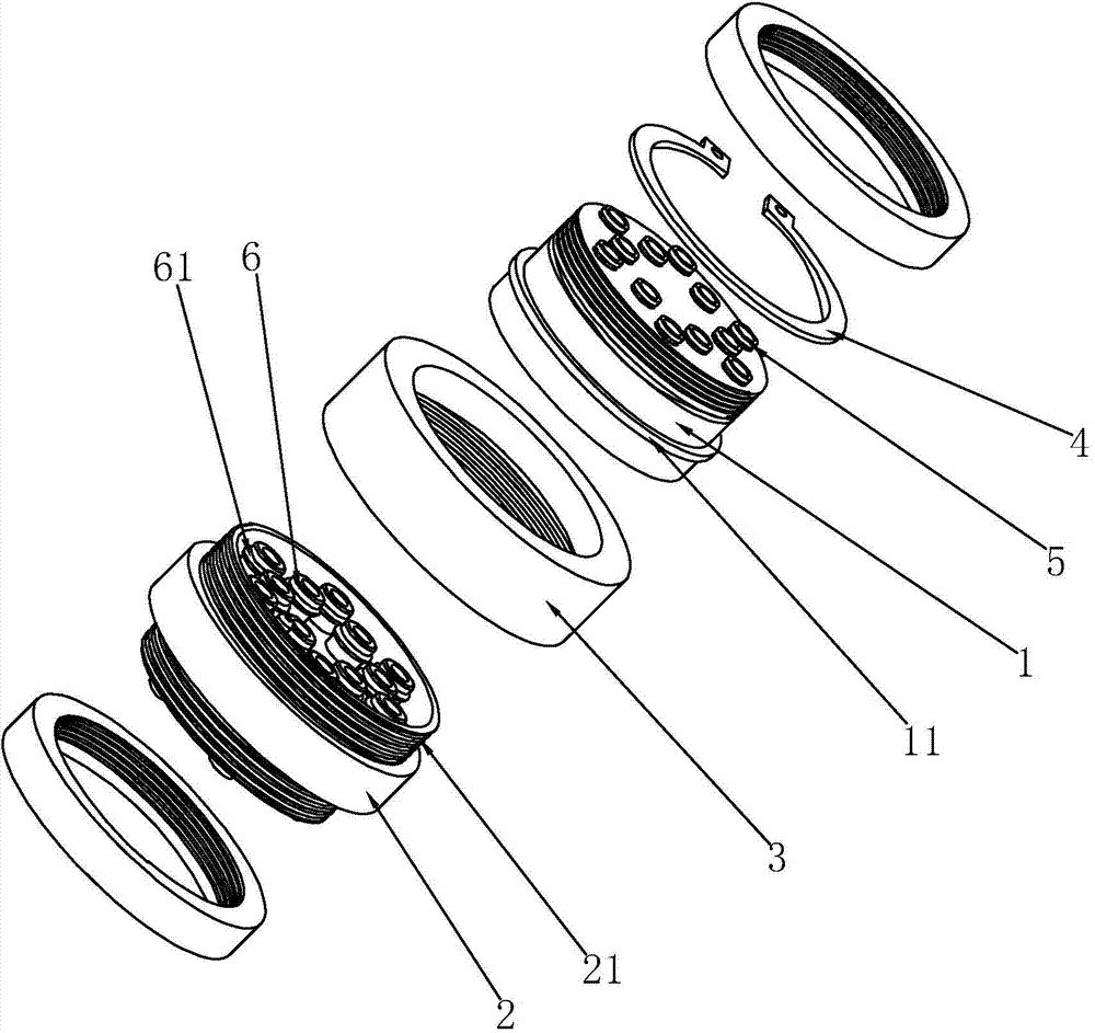 Butt joint type pneumatic pipe joint integration module