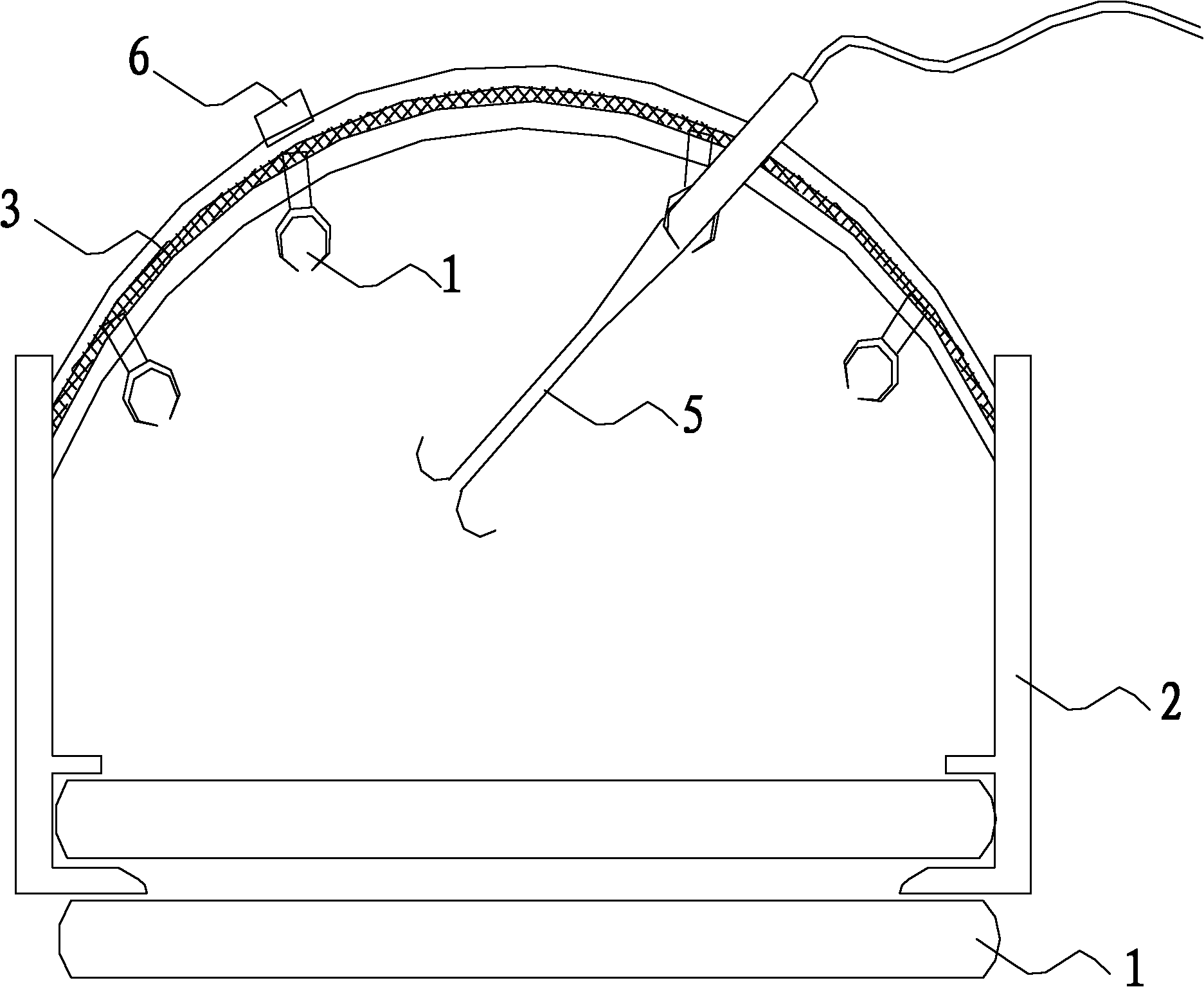 Mounting bracket for lung puncture