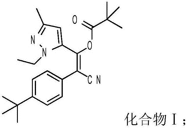 A kind of insecticidal and acaricidal composition containing mite growth inhibitor acaricide