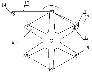 Lead wire rotary drying machine