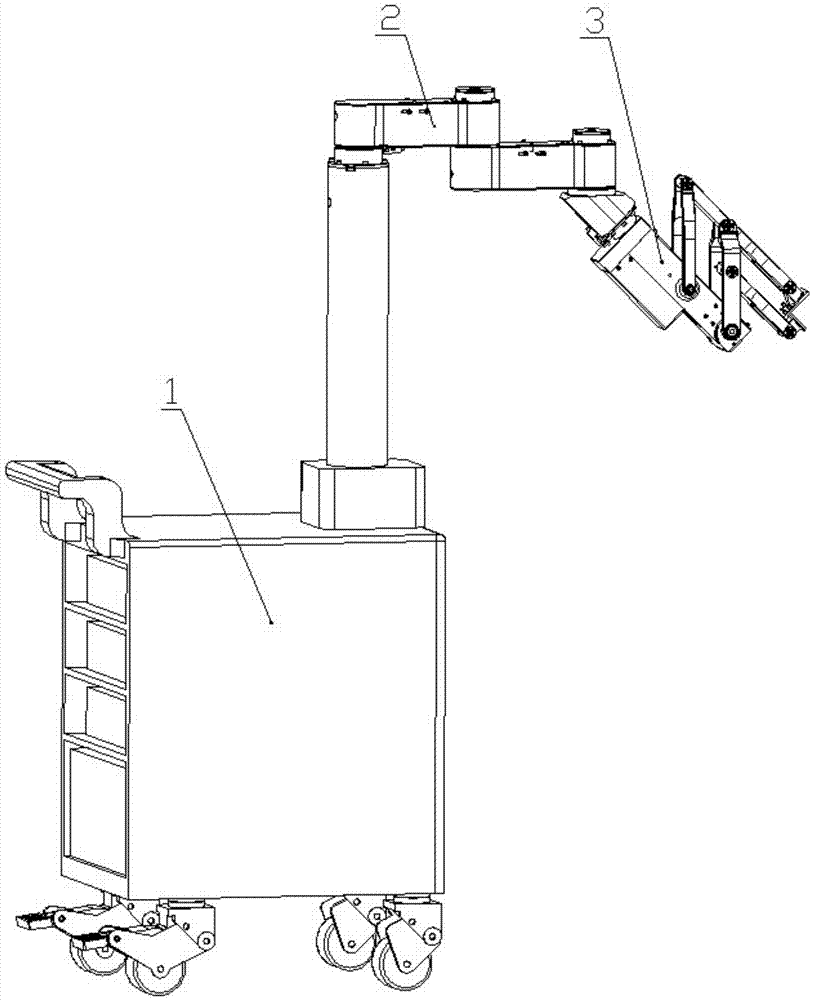 Robot-assisted multifunctional instrument arm for minimally invasive surgery