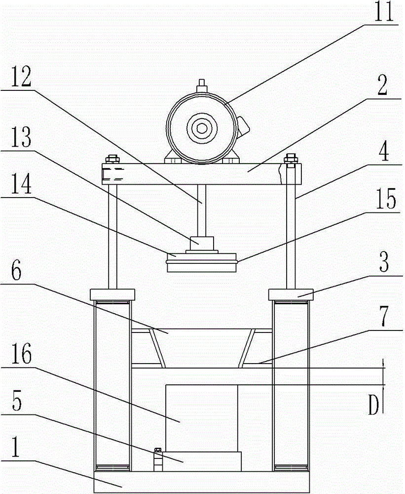 Support structure of glue-pumping device