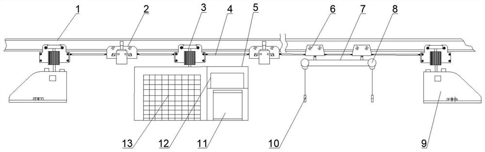 A battery-type unmanned monorail crane and its control method