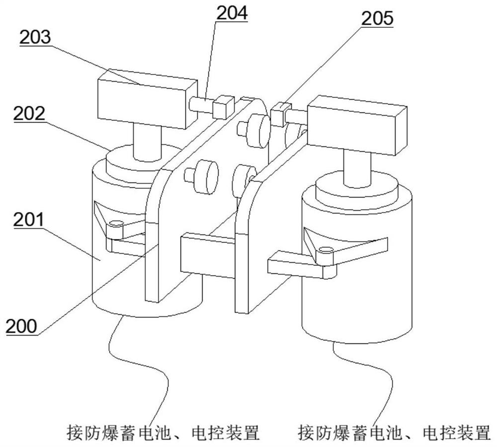 A battery-type unmanned monorail crane and its control method