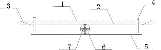 Compressive steel skeleton structure