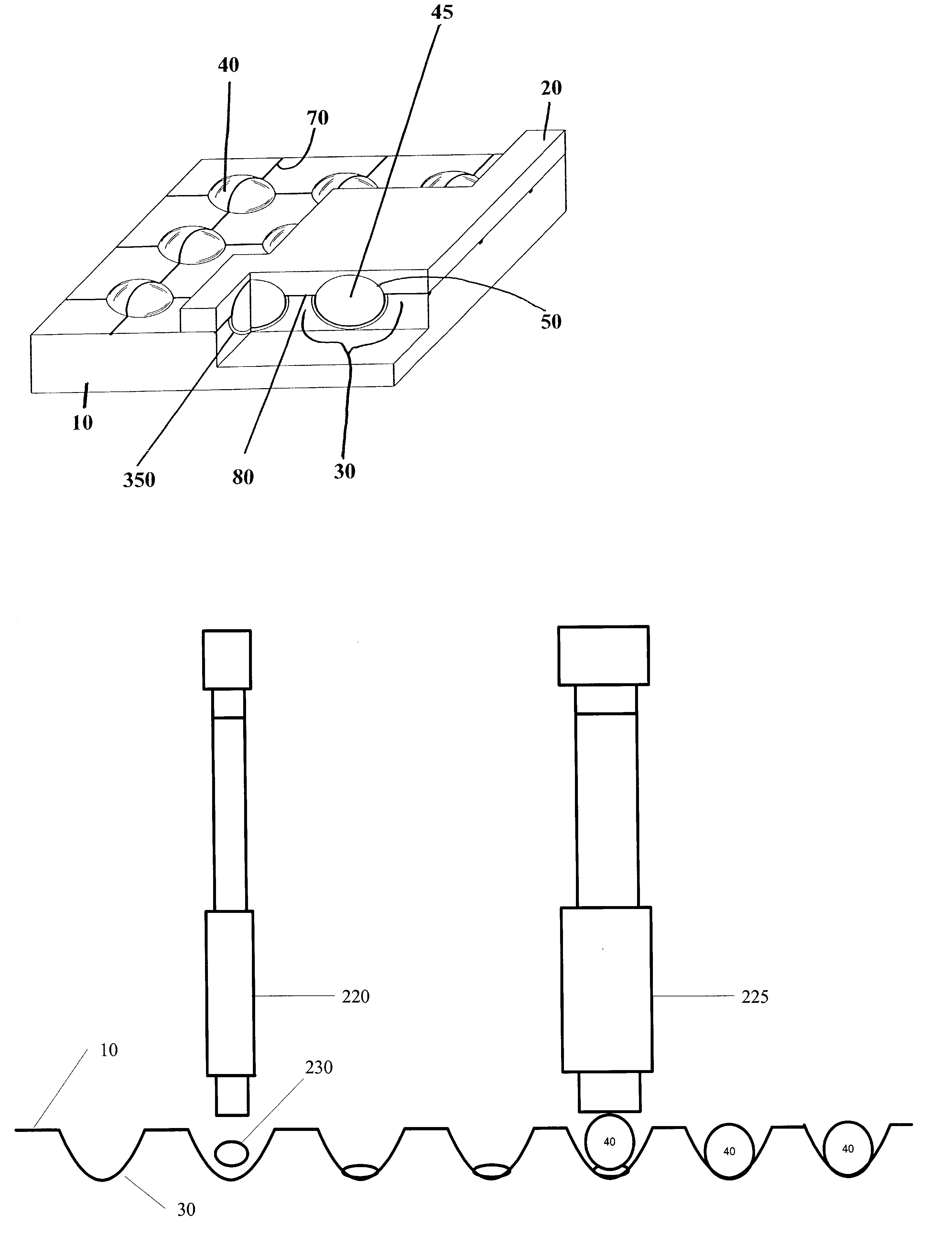 Use of printing and other technology for micro-component placement