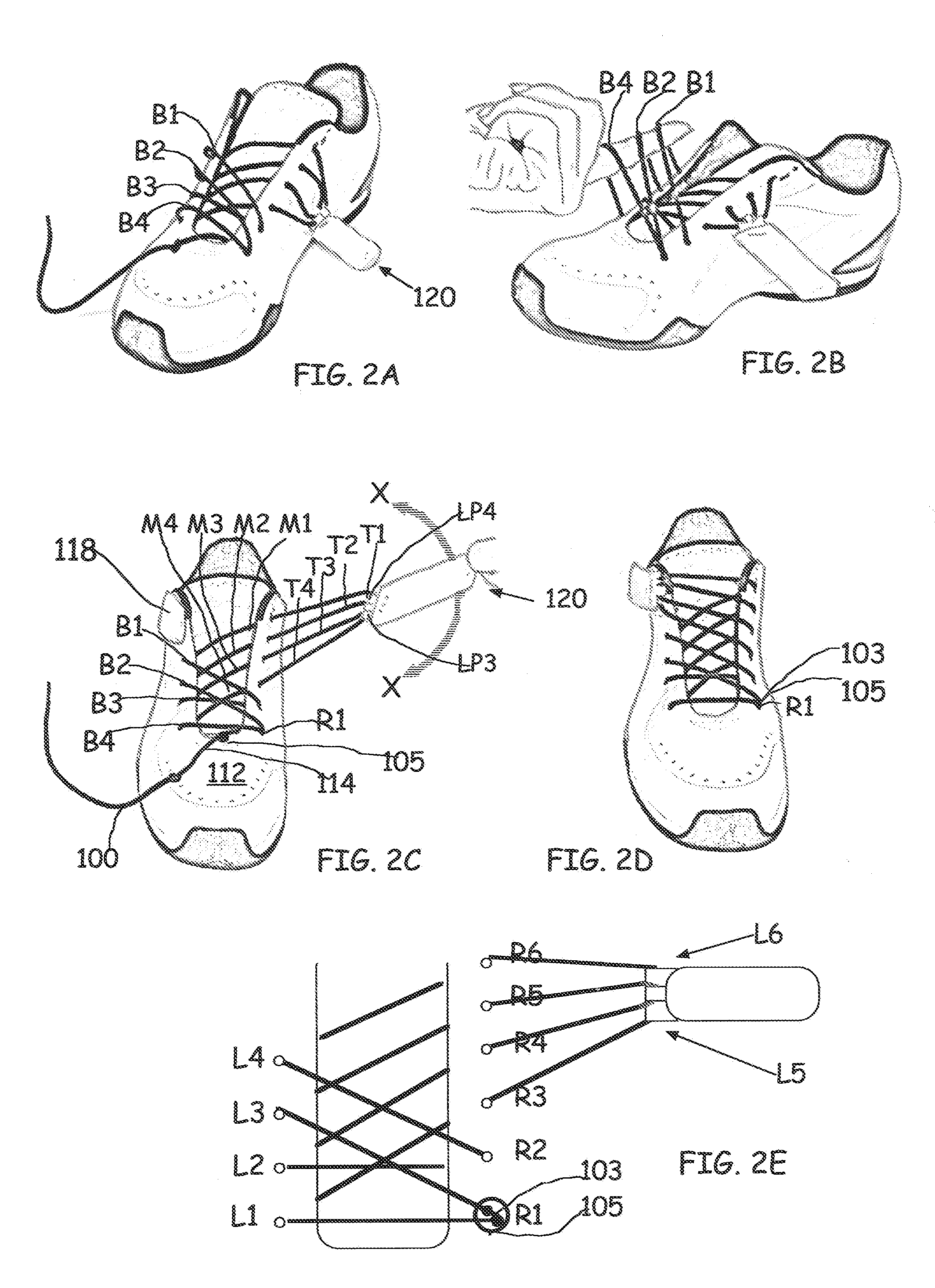 Dually Adjustable, Anchored, Parallel Lacing Technology