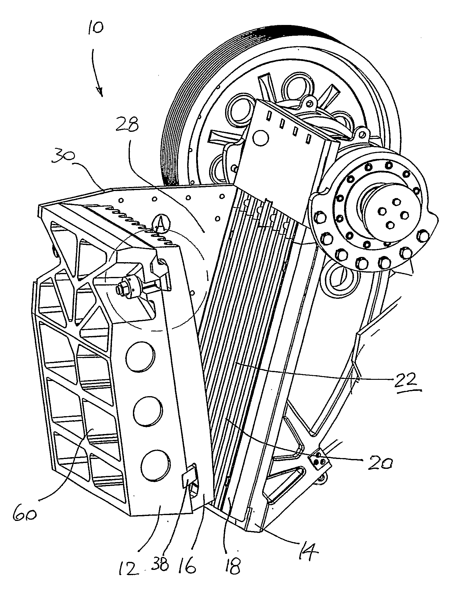 Jaw assembly for a jaw crusher