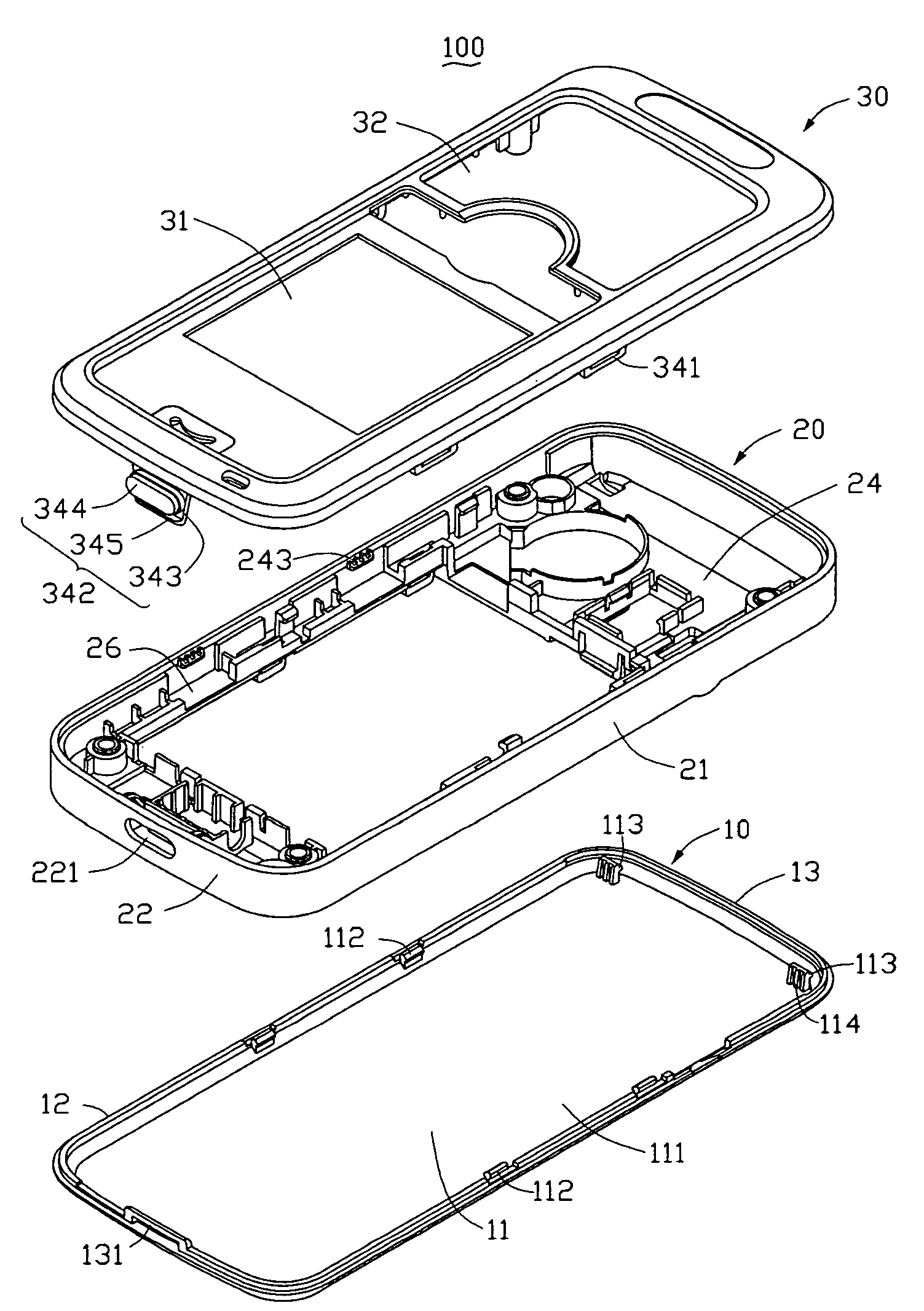 Battery cover latching assembly for portable electronic device