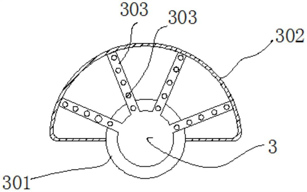 Feed stirring device for pig farm