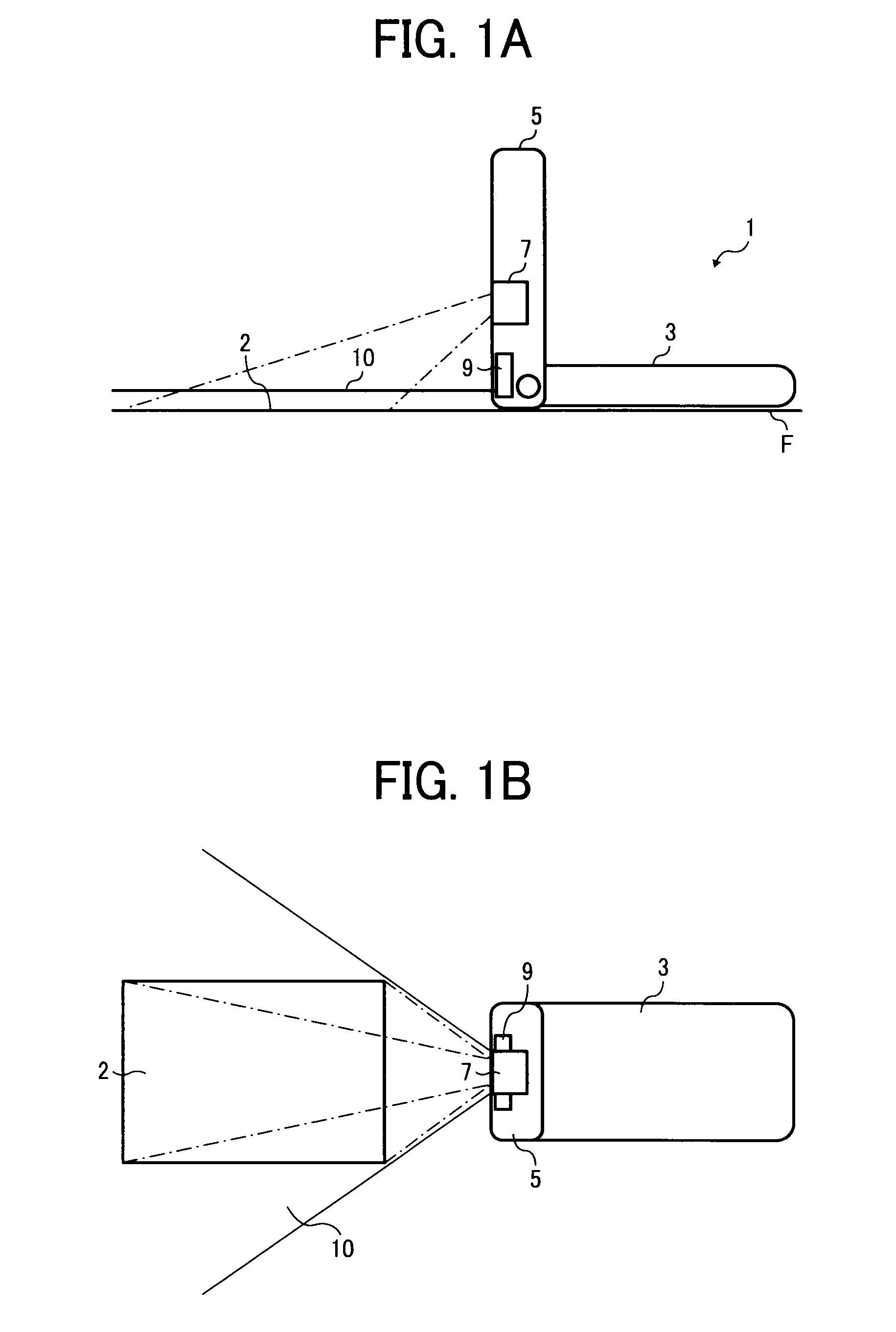 Electronics device having projector module