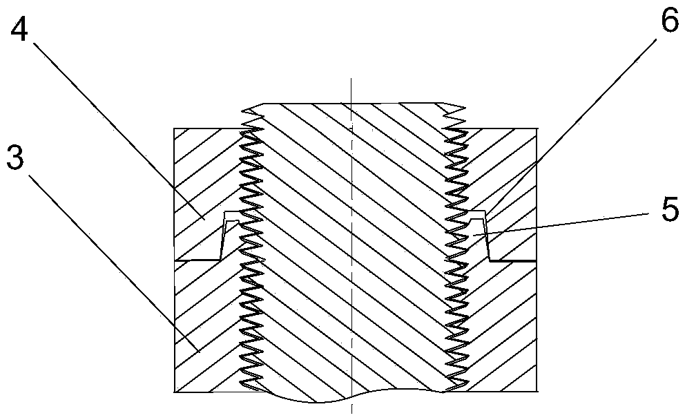 Anti-loose thread fastening structure