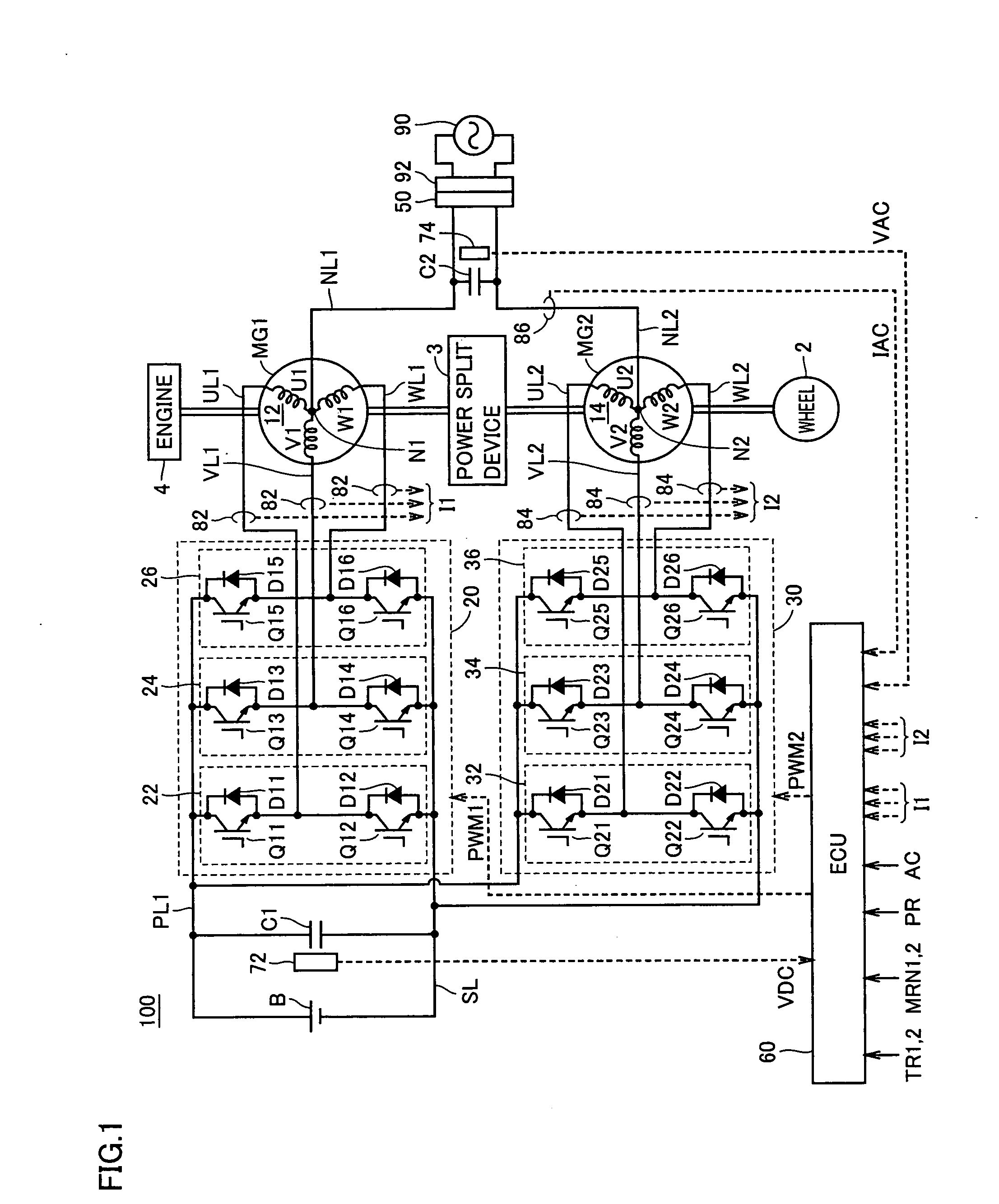 Power Controller and Vehicle Equipped with Power Controller