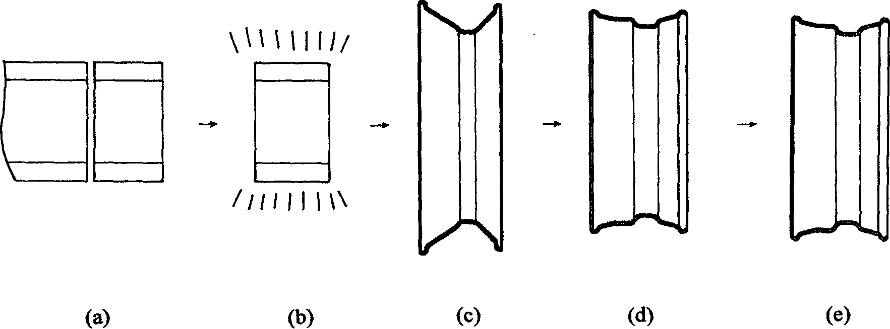 No-seam steel felly making process